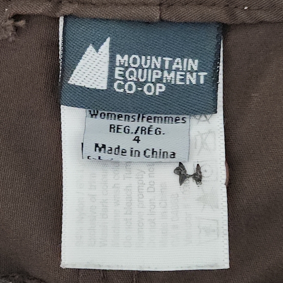 MOUNTAIN EQUIPMENT CO-OP Brown Stretch Hiking Pants size 4 - Picture 9 of 14